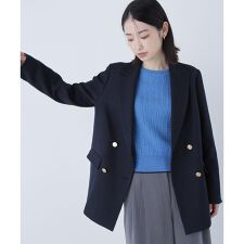 ナチュラルビューティーベーシック(NATURAL BEAUTY BASIC)のダブルブレストボクシージャケット