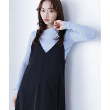 ナチュラルビューティーベーシック(NATURAL BEAUTY BASIC)のラメリブボートネックニット