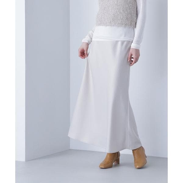 バイアスサテンナロースカート | ナチュラルビューティーベーシック
