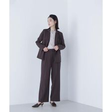 パウダリーツイルセットアップシリーズ　ワイドストレートパンツ | ナチュラルビューティーベーシック(NATURAL BEAUTY BASIC)