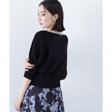 ナチュラルビューティーベーシック(NATURAL BEAUTY BASIC)の総針ベーシックシリーズ バイカラードルマンニット