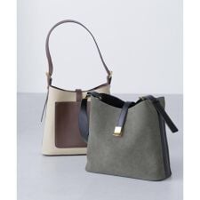ナチュラルビューティーベーシック(NATURAL BEAUTY BASIC)のスウェードコンビワンショルダーバッグ