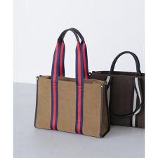 スウェードタッチ2wayテープトートバッグ