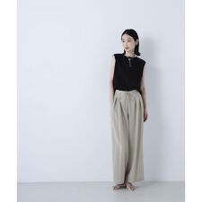 リボンベルトリラクシータックパンツ | ナチュラルビューティーベーシック
