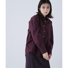 ゴールドボタンフォルムシャツ