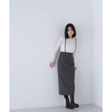 ストラップ付ナロースカート