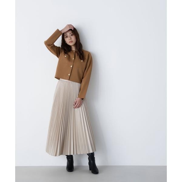 ナチュラルビューティーベーシック（NATURAL BEAUTY BASIC）/チンツプリーツスカート チンツプリーツスカート | ナチュラルビューティーベーシック(NATURAL