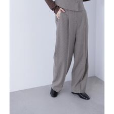 コンパクトベスト セットアップ ワイドストレートパンツ
