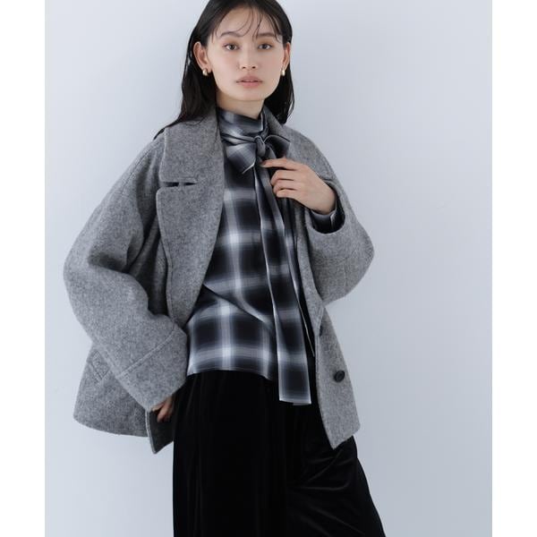 ウーリーフォルムハーフコート | ナチュラルビューティーベーシック