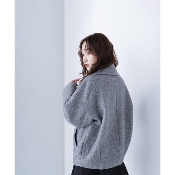 NATURAL BEAUTY BASIC ウーリーフォルムハーフコート NATURAL BEAUTY BASIC｜ウーリーフォルムハーフコート | Rakuten