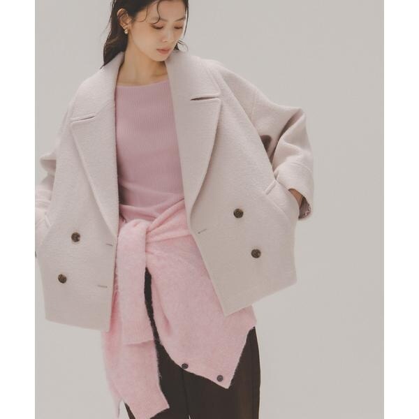 NATURAL BEAUTY BASIC ウーリーフォルムハーフコート NATURAL BEAUTY BASIC｜ウーリーフォルムハーフコート | Rakuten