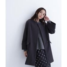 ノーカラーミドルコート | ナチュラルビューティーベーシック(NATURAL 