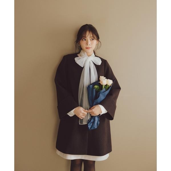 ウーリーフォルムハーフコート | ナチュラルビューティーベーシック