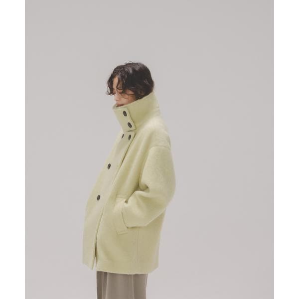 ナチュラルビューティーベーシック　アウター　コート　M 楽天市場】【SALE／50%OFF】ウールステンカラーコート NATURAL