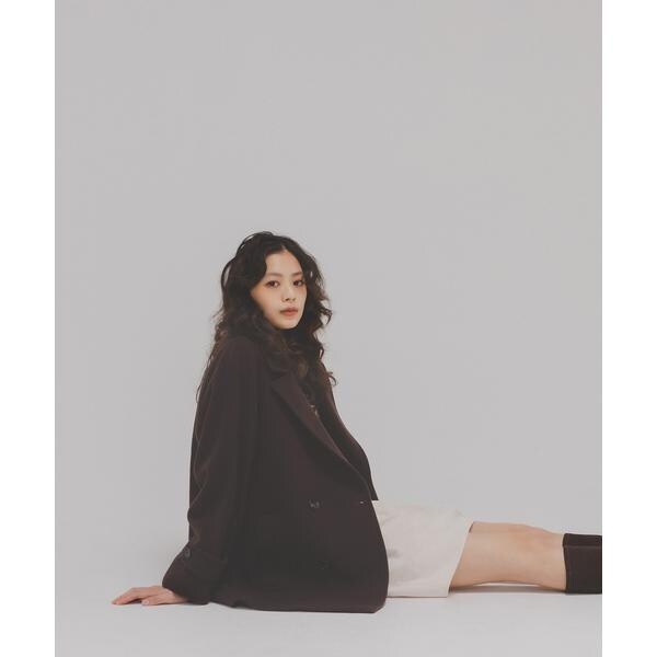 ダブルブレストフォルムミドルコート | ナチュラルビューティー