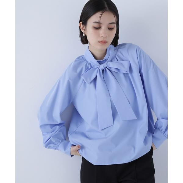ナチュラルビューティーベーシック（NATURAL BEAUTY BASIC）/ハイネックリボンボウブラウス ハイネックリボンボウブラウス | ナチュラルビューティーベーシック