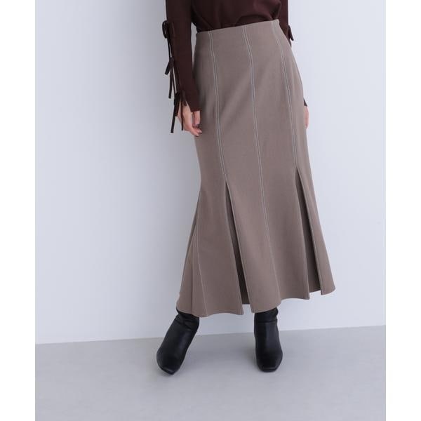 ロゼットリーフジャガードスカート | ナチュラルビューティー