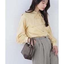 ツイードキューブボストンバッグ