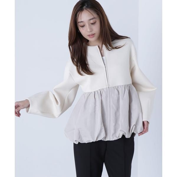 アウター総選挙1位】ビッグカラーモモンガシャギーショートコート