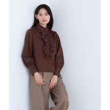 フロントフリルブラウス