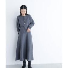 ナチュラルビューティーベーシック(NATURAL BEAUTY BASIC)のダブルフェイスニットセットアップ