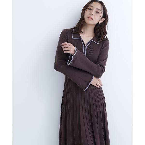 フォービー　オブ　ファム（Forby of femme）/スリットバイカラーワンピース サイドバイカラーワンピース | フォービー オブ ファム(Forby of femme