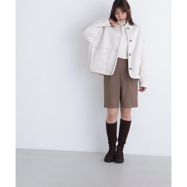 リバーシブルフェイクスウェードコート | ナチュラルビューティー