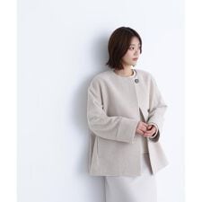 ナチュラルビューティーベーシック(NATURAL BEAUTY BASIC)の毎日に“ちょうどいい”カシミヤ混コート