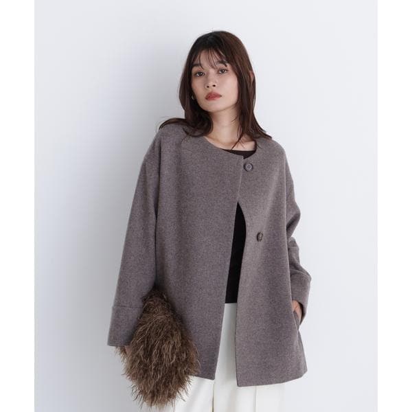 カシミヤブレンドハーフコート | ナチュラルビューティー