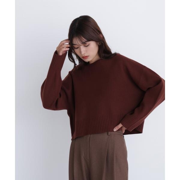 ツイーディーペプラムニットジレ | ナチュラルビューティー