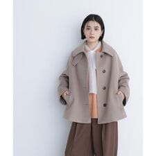 ナチュラルビューティーベーシック(NATURAL BEAUTY BASIC)のステンカラーハーフコート