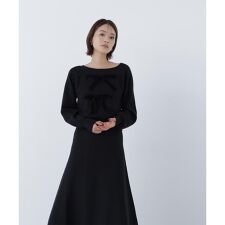 ベロアリボンニットセットアップ