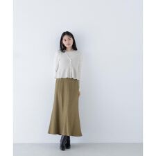 ネップツイードナロースカート