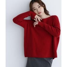 ウールブレンドヘアリーニット