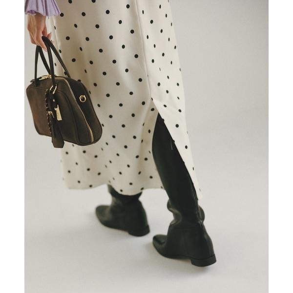 ロゼットリーフジャガードスカート | ナチュラルビューティー