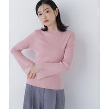ナチュラルビューティーベーシック(NATURAL BEAUTY BASIC)のシアーフレアカフスリブニット