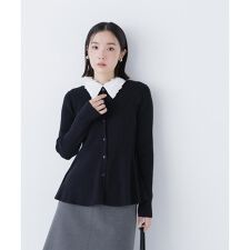 ナチュラルビューティーベーシック(NATURAL BEAUTY BASIC)の2wayカラーペプラムニット