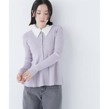 ナチュラルビューティーベーシック(NATURAL BEAUTY BASIC)の2wayカラーペプラムニット