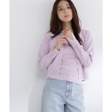 クルミボタンバイカラーアンサンブル