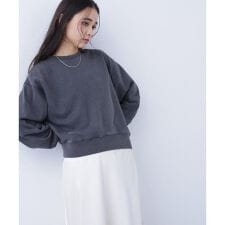 〈N.〉ロゴ刺繍スウェットプルオーバー