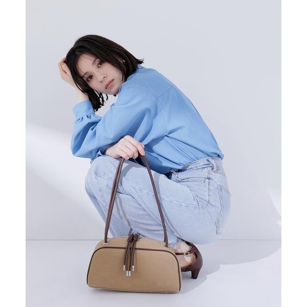 SLOBE スクエアボストンバッグ | スローブ イエナ(SLOBE IENA