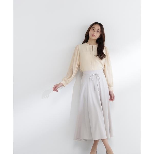 ベルテッドチェックプリーツスカート | ナチュラルビューティー