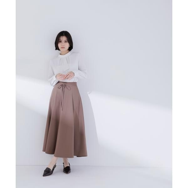 トレンチディテールフレアスカート | ナチュラルビューティー