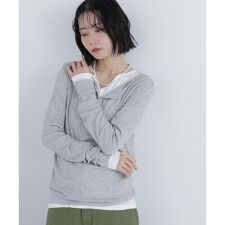 〈N.〉ヘンリーネックカットソー