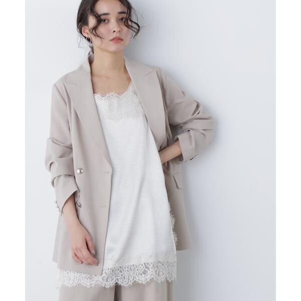 N.（N. Natural Beauty Basic） サテンレースキャミソール N.>サテンレースキャミソール＊｜ナチュラルビューティーベーシックの