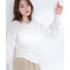 ドライタッチ2wayネックニット