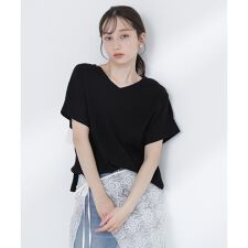 総針ベーシック Vネックニット