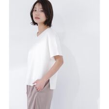 総針ベーシック Vネックニット