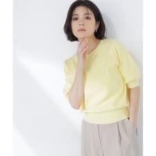 総針ベーシック バイカラーラインニット