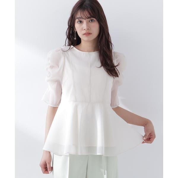 ナチュラルビューティーベーシック⭐新品ブラウス ナチュラルビューティーベーシック（NATURAL BEAUTY BASIC）/フロント
